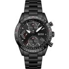 Hugo Boss - Montre Hommes - Quartz - Chronographe - Bracelet Acier inoxydable Noir - 1513854