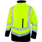 VETSECURITE PARKA 4 EN 1 HAUTE VISIBILITÉ POLYESTER OXFORD ENDUIT PU Jaune fluo/Bleu marine - DELTA PLUS