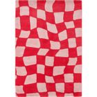 JARDINDECO Tapis intérieur à poils longs Swing 383 rouge 200 x 280 cm