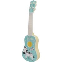 Lv.life Jouets de guitare ukulélé Ukulele Guitar Toys Ukuleles en plastique Instrument de musique jouet avec 4 cordes pour enfants