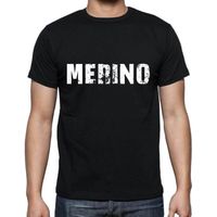 Homme Tee-Shirt Mérinos – Merino – T-Shirt Vintage Noir
