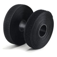 Ruban Adhésif Crochet Et Boucle 2 Pouces Noir - 5 Mètres Pour Couture DIY