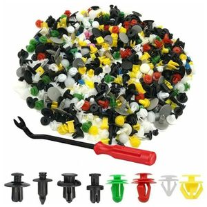 Lot De 50 Rivets De Fixation Auto Noir 9mm | Pour Pare-Chocs, Garnitures De Porte, Clips De Rétention - Plastique Durable