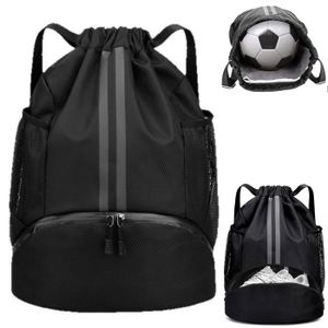 Sac à dos de basket-ball avec cordon de serrage serviette de sport, sac de football