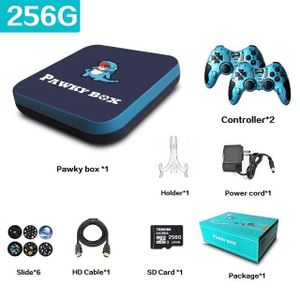 JEU CONSOLE RÉTRO Bleu foncé 256g - Console de jeux vidéo PS1-DC-SMS