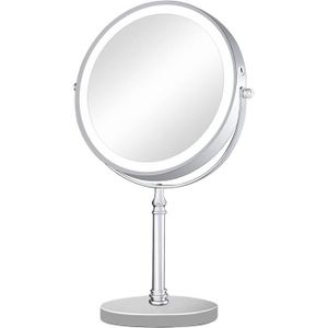 MIROIR Miroir De Maquillage Lumineux Rechargeable 20,3cm 