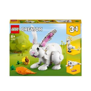 ASSEMBLAGE CONSTRUCTION LEGO® Creator 3-en-1 31133 Le lapin blanc