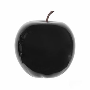 pomme decorative faite a la main en noir en fibre de verre robuste taille s pots de poterie cdiscount bricolage
