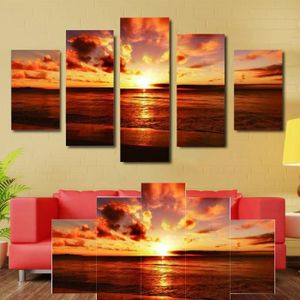Tableau Décoratif Sur Toile 5 Pièces Multi-panneaux - Art Mural Personnalisé - Neuf