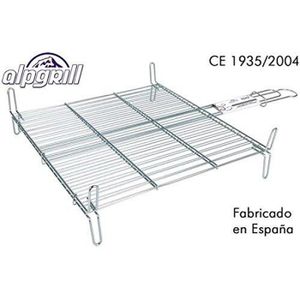 BARBECUE ALPGRILL Grille Barbecue Double Zin, 45 x 50 cm. - 8437011265180
