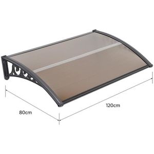MARQUISE - AUVENT Auvent Marquise Polycarbonate - Yipeema - 80 X 120
