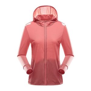 MANTEAU couleur Femme Rose Rouge taille XXL veste de randonnée d'été pour hommes et femmes, vêtements de protection s