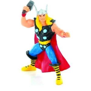 FIGURINE - PERSONNAGE Figurine mini Thor de Marvel Comics - Comansi - The Avengers - 10 cm