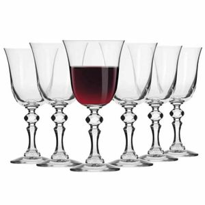 Lot De 6 Verres à Vin Durobor Gironde - 8x16 Cm, Lavables Lave-vaisselle