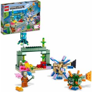 ASSEMBLAGE CONSTRUCTION LEGO® 21180 Minecraft Le Combat Des Gardiens, Set 