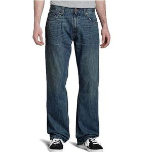 Pantalon Jeans Homme évasé (patte D'éléphant) Vintage - Coupe Slim Fit, Taille Régulière, Bleu, Neuf Avec étiquette