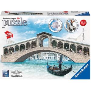 PUZZLE Puzzle 3D - RAVENSBURGER - Pont du Rialto (Venise)