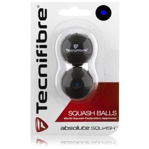 BALLE DE SQUASH Balle de squash Tecnifibre Balles de Squash 1  point  bleu X2