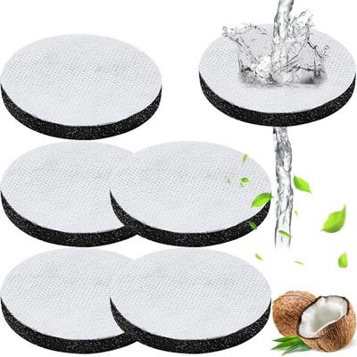 Lot de 8 Filtres à Eau pour Bouteilles Filtrantes, Filtrants à Eau Recharge Compatible avec Brita Fill & Go Élimine Efficacement Chlore, Particules et Autres Impuretés