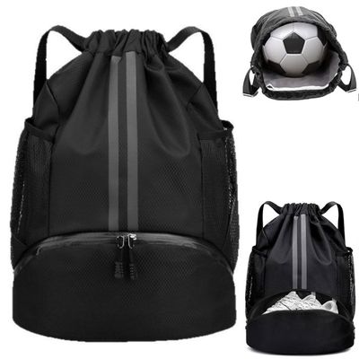 Sac de sport SIX WINGS avec compartiment inférieur - bleu roi/noir