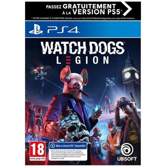 Watch Dogs Legion Jeu PS4 (Upgrade gratuit vers PS5)