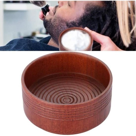 Bol à Savon De Rasage En Étain - Style Vintage - Bon État (Occasion)