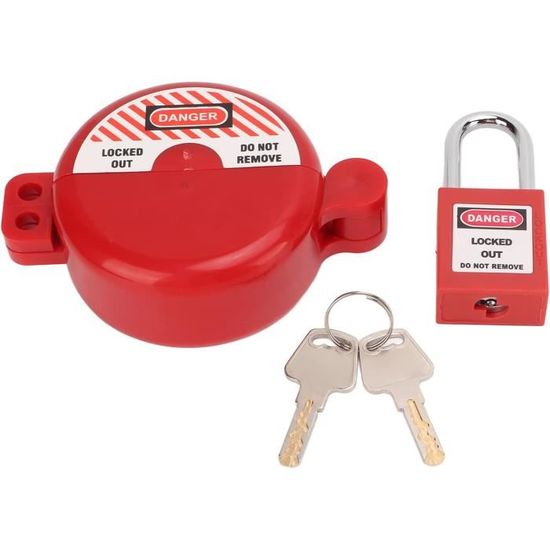 Lockout Tagout Valve Lock, Gate Valve Lockout Avec Cadenas De Sécurité ...