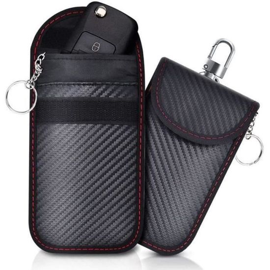 PORTECLES ETUI A CLE Lot de 2 Etui Anti RFID Clé Voiture Portable