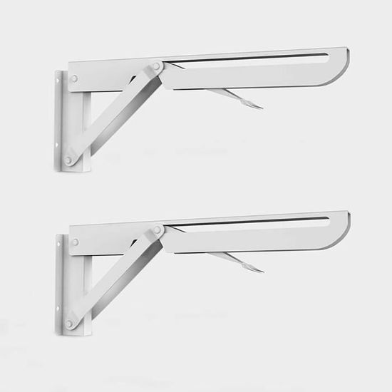 Équerre Rabattable Murale Équerres De Fixation Support Pliable Pour ...