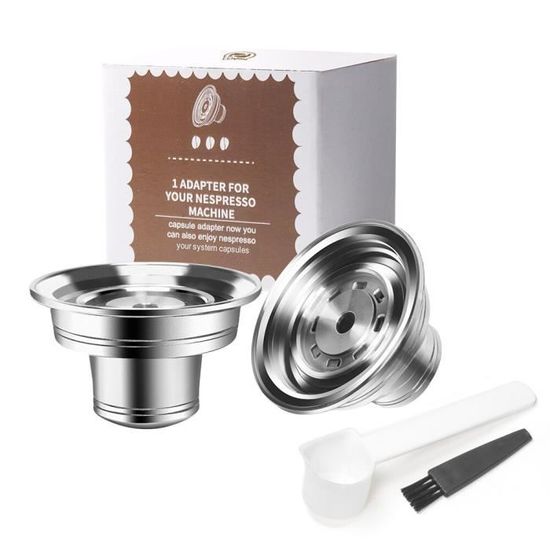 Adaptateur de Dosettes de café, Support de Convertisseur de Capsules Réutilisable Compatible avec la Machine Dolce Gusto, Conception à Rabat Intégrée, Accessoires de Rechargeables