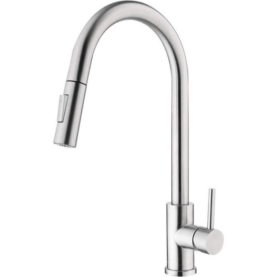 CREA Robinet Cuisine Avec Douchette Extractible, Robinet