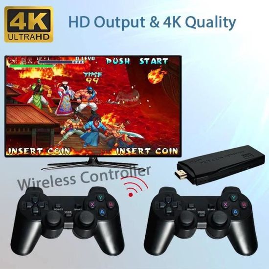 Console Rétro Game stick lite 4K avec 10000 jeux Cdiscount Jeux vidéo