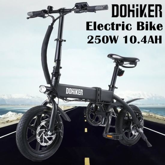 Vélo électrique deals pliant dohiker