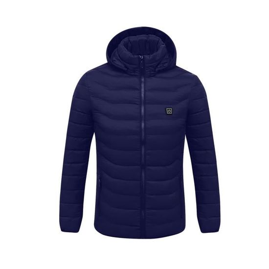 Manteau Chauffant Unisexe Zip Avec Double Control 15 Zone