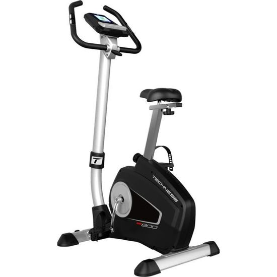 TECH NESS Velo d appartement SB 800 MP3 Roue d inertie 18kg 18 programmes Poids jusqu a 150kg Coloris gris Cdiscount Sport
