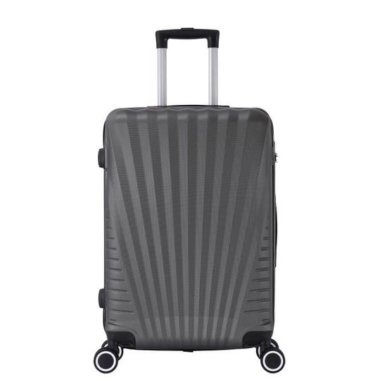 Valise Cabine 4 Roues 45cm ABS Elegance Trolley ADC Bleu Marine 