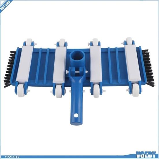 Brosse De Coin Pour Piscine Réglable - Poils Biseautés Pour Nettoyer Marches, Escaliers, Spas Et Angles - 10