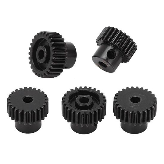 VGEBY Ensemble d'engrenages à pignon 48DP 3 pièces RC 3.175mm 48DP 24T