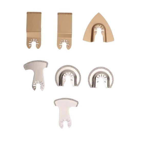 USHOP Lame Utensile Multifunzione,Accessori Per Utensili Oscillanti Accessori Per Multi Tool,Oscillanti Multifunzione Accessori Multitool Per Legno,Plastica E Metallo Lame - 8