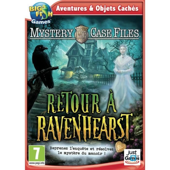 Just For Games Mystery Case Files: Retour À Ravenhearst / Jeu PC