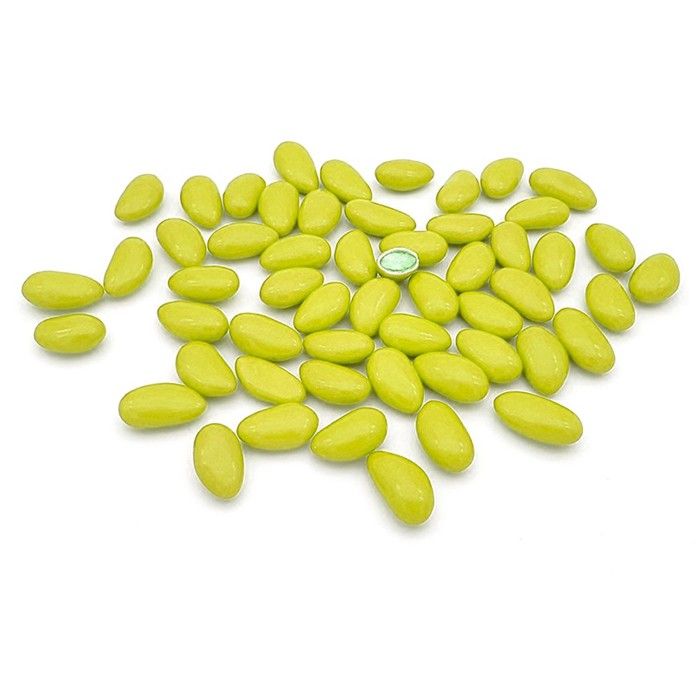 Dragées amandes fines tendres 1kg - Coloris vert anis - Fabrication française