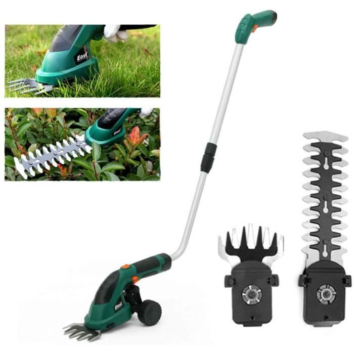 TURF SHEARlles agrave gazon eacutelectriques sans fil tondeuse agrave main haie de pelouse rechargeable 2 en 1 tondeuse agrave b567