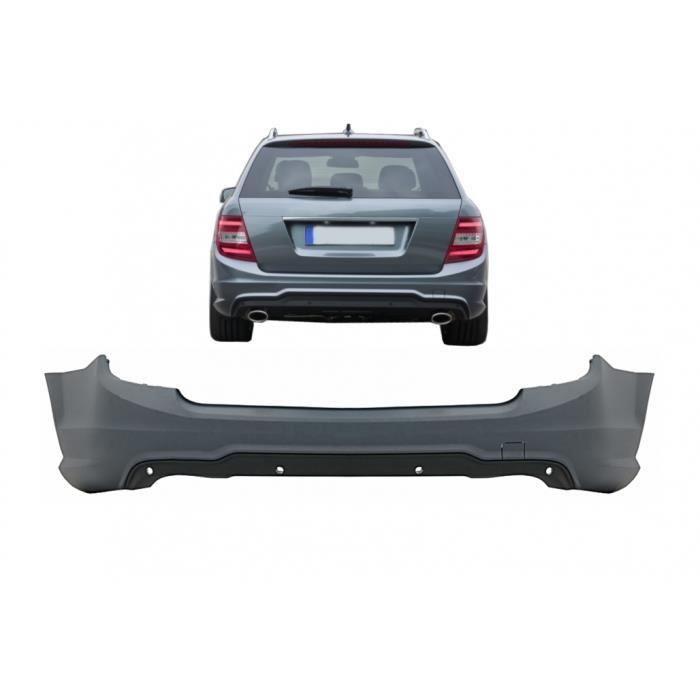 Pare-chocs arrière pour Mercedes Classe C S204 Station Wagon 5 Portes 2007-2014 C63 Design