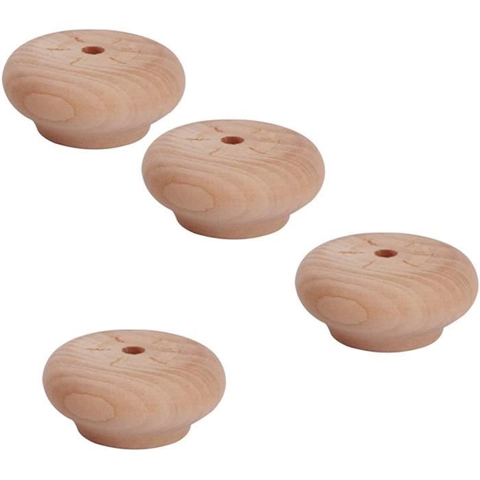 pieds de remplacement pour meubles en bois,jambe ronds en bois fini,dresser pieds, pour cuisine canapé pouf tv causeuse chaise tab