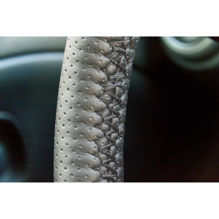 BCCORONA INT30182 Couvre- Volant Cousu à Main, Gris