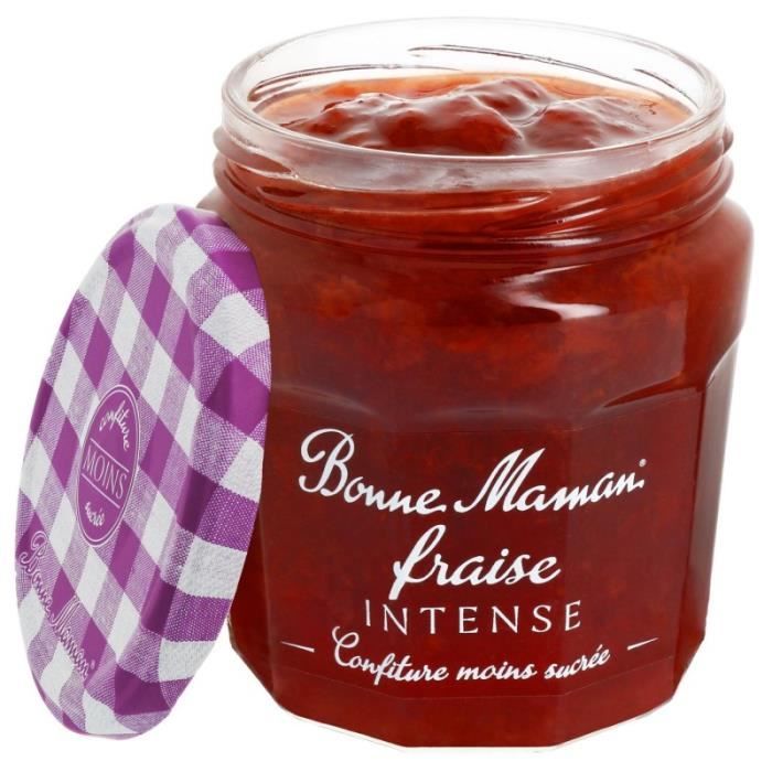BONNE MAMAN - Confiture Intense Fraise 335G - Lot De 4