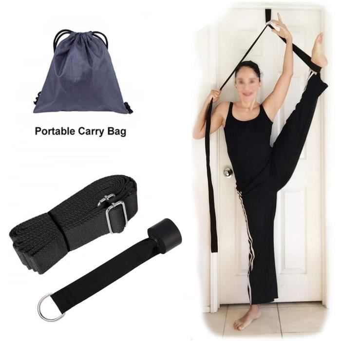 Sangle d'étirement de Ballet, Sangle de Yoga Ceinture Élastique Étirement, Écarteur de Jambe, Soyez Plus Flexible avec la Poignée