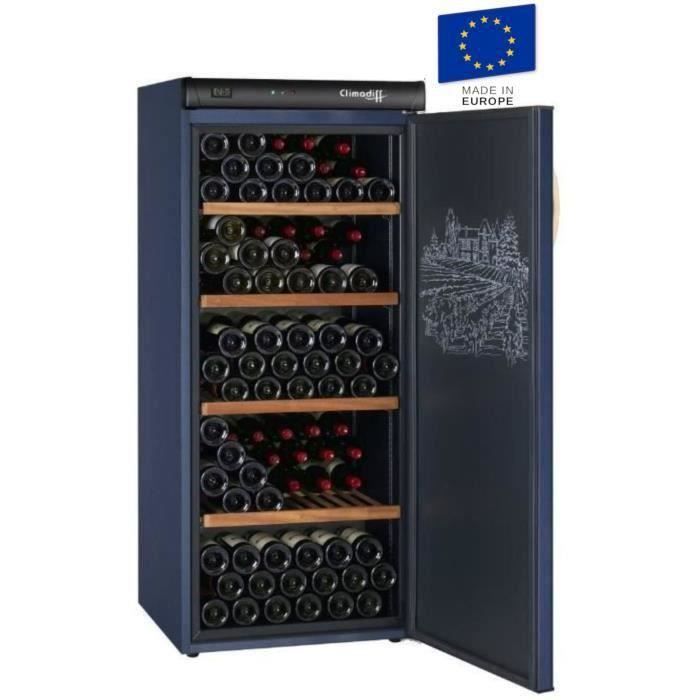 CLIMADIFF CVP180 - Cave à vin de vieillissement - 180 bouteilles - Pose libre - L 62 x H145 cm