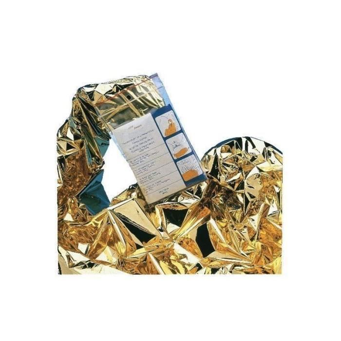 Couverture de survie 160x210mm ESCULAPE 8020101