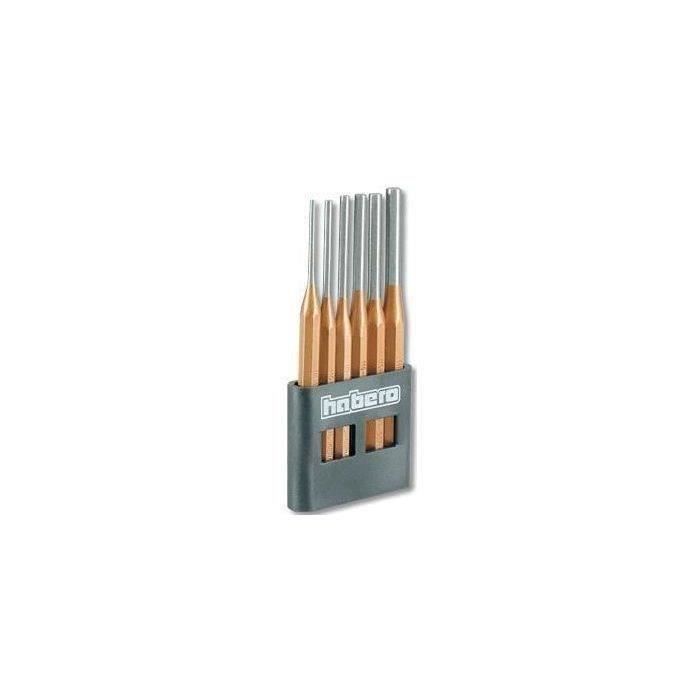 Jeu de 6 chasse goupilles GEDORE, Ø: 3, 4, 5, 6, 7, 8mm